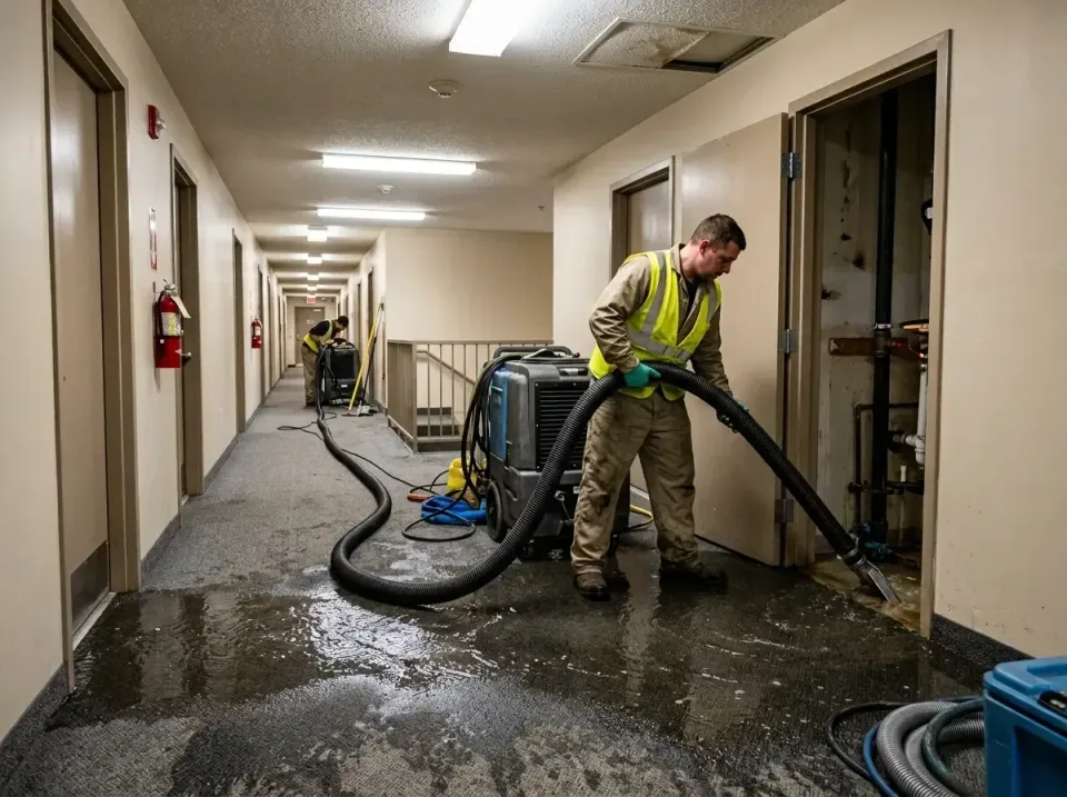 multi-unit-apartment-hallway-f-005 — frequently asked questions, Emergency Burst Pipe Water Extraction & Removal in Chapel H…